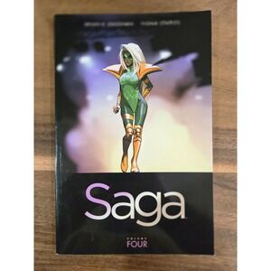 Saga Volume Four Graphic Novel Comic Book Brian K‎ Vaughan Fiona Staples